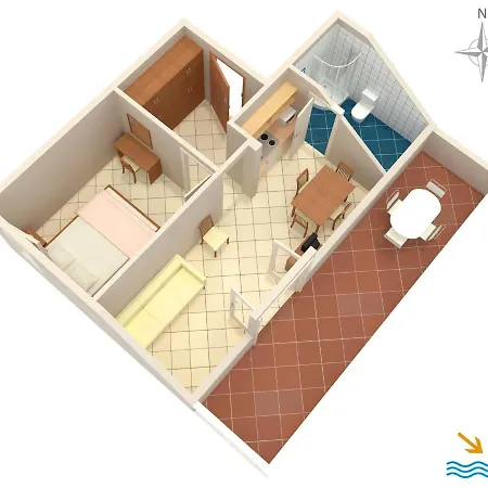 Vendégház By The Sea Slano, Dubrovnik - 5205 Slano